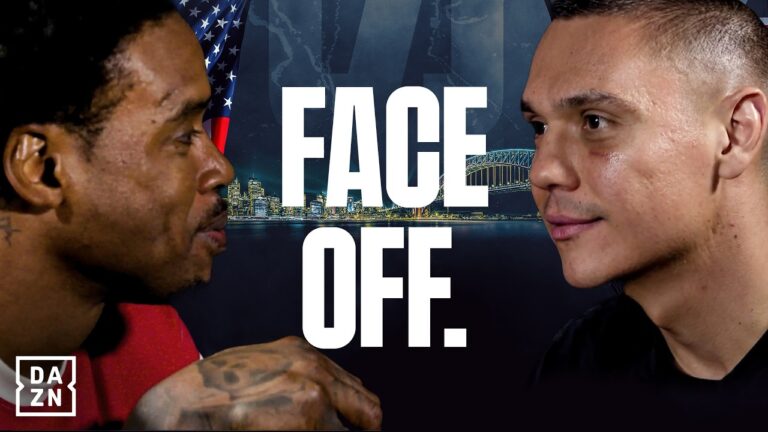 Errol Spence Jr. vs Tim Tszyu | Face Off | Via: ⁨@PremierBoxingChampions⁩