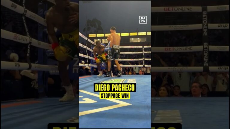 Diego Pacheco STOPS Aleem in the 11th round! 🙌