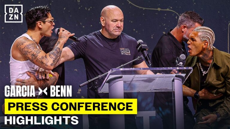 Ryan Garcia vs. Conor Benn HEATED trash talk & WILD face-off | Full Press Conference Highlights