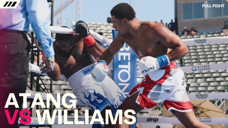 Teenage heavyweight Leo Atang scores another huge KO | Matchroom Boxing