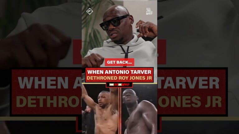 Antonio Tarver explains how became obsessed with getting his get back with Roy Jones Jr. 😤