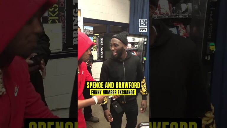 When Errol Spence Jr. and Terence Crawford had a hilarious exchange back then 🤣