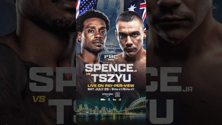 Everything to gain, everything to lose. That is Spence vs Tszyu!