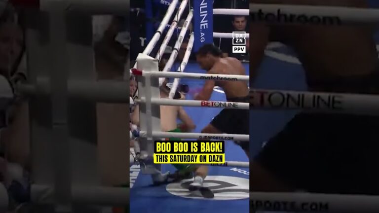 Demetrius “Boo Boo” Andrade returns this Saturday! 😱