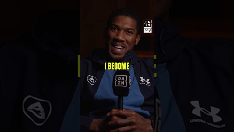 The road to undisputed, in AJ’s words 💫