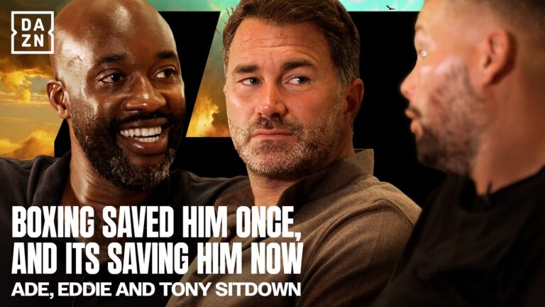 Boxing Save him once and it’s saving him now! Ade, Eddie Hearn and Tony Bellew discuss AJ’s comeback