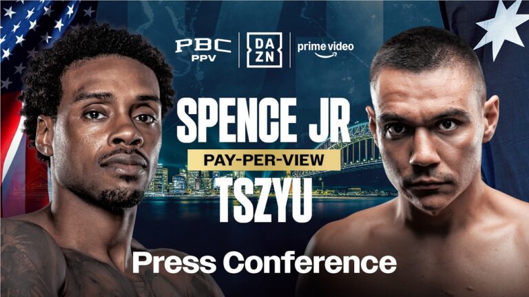 ERROL SPENCE JR VS. TIM TSZYU PRESS CONFERENCE LIVESTREAM