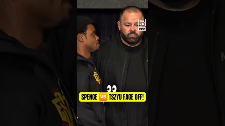 SPENCE VS TSZYU FACE OFF!