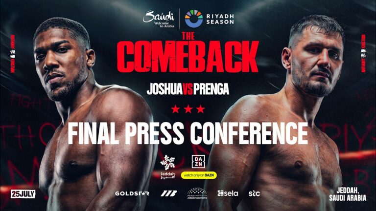 Anthony Joshua Vs Kristian Prenga Final Press Conference | Matchroom Boxing