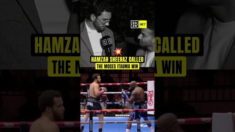 When Hamzah Sheeraz predicted Moses Itauma’s Round 1 KO moments before it happened 🤯
