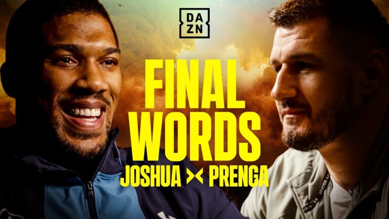 FINAL WORDS! | Anthony Joshua vs Kristian Prenga
