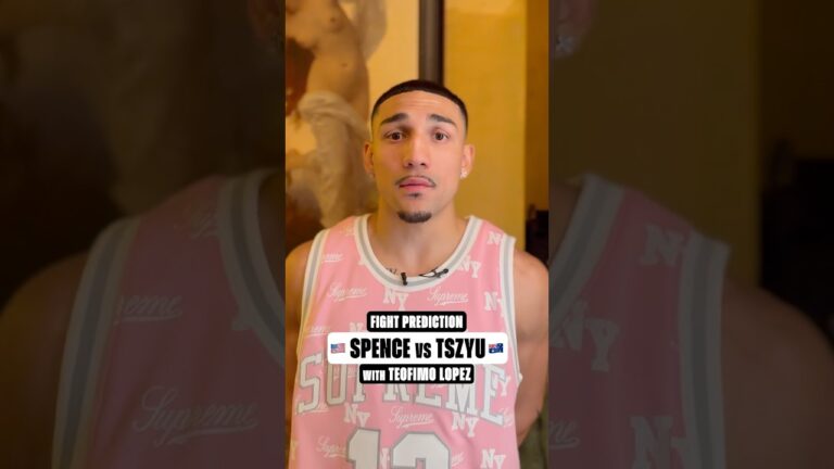 Teofimo Lopez Prediction #SpenceTszyu