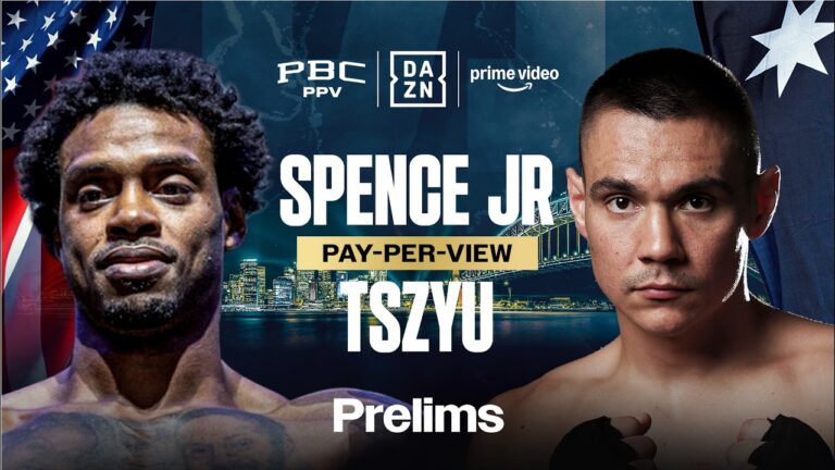 ERROL SPENCE JR VS. TIM TSZYU PRELIMS LIVESTREAM