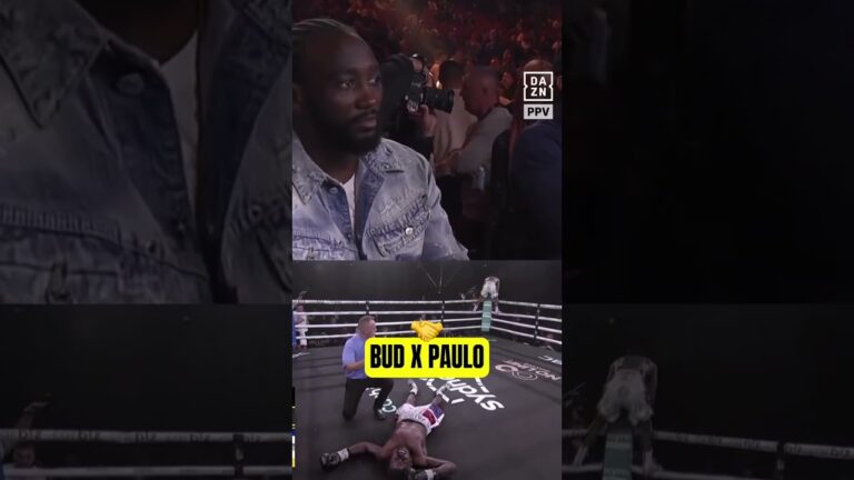 Terence Crawford respected THAT KO!