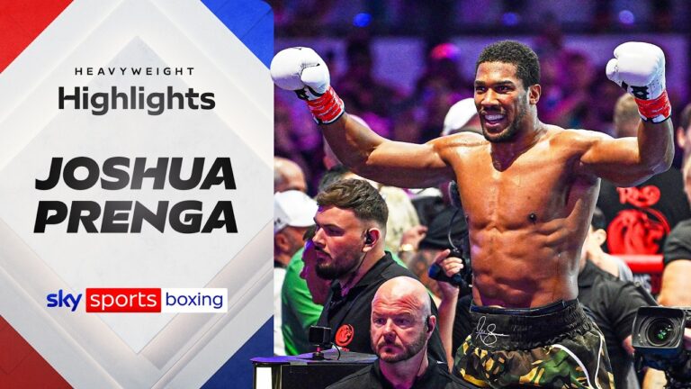 Anthony Joshua knocked down TWICE then wins by KO! | Joshua vs Prenga | Highlights