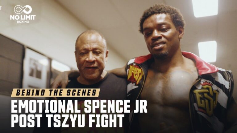 ERROL SPENCE JR. SHARES EMOTIONAL MOMENT WITH FAMILY | POST-FIGHT BEHIND THE SCENES No Limit Boxing