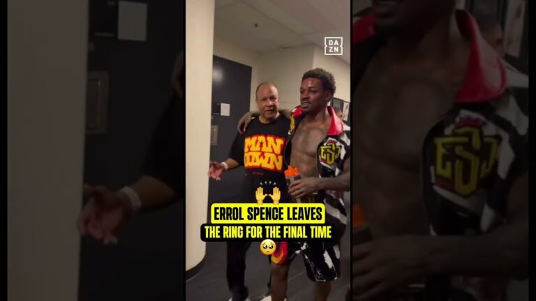 Errol Spence exits boxing ring for the final time ❤️