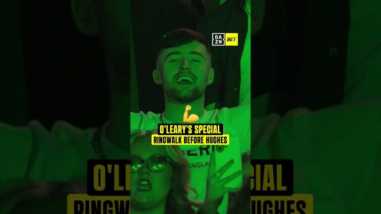 Pierce O’Leary’s ringwalk will hit different on Saturday, live on DAZN 🙌