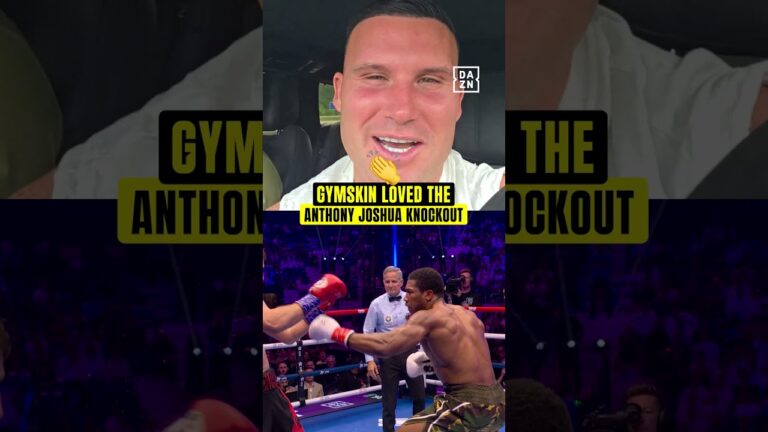 WAHEYJ! GymSkin was a BIG FAN of Anthony Joshua’s knockout of Kristian Prenga