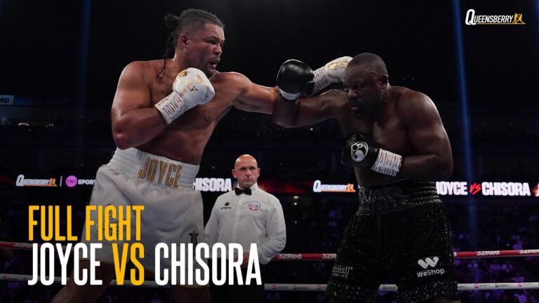 Joe Joyce vs Derek Chisora FULL FIGHT
