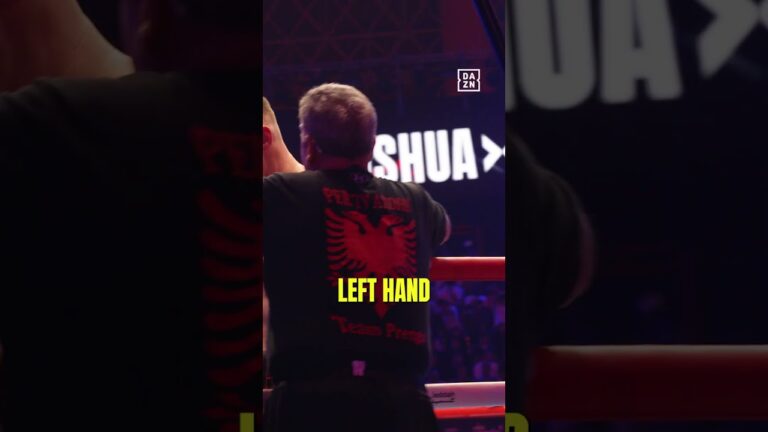 Listen in to Kristian Prenga’s corner after a dramatic first round with Anthony Joshua 🗣️🍿