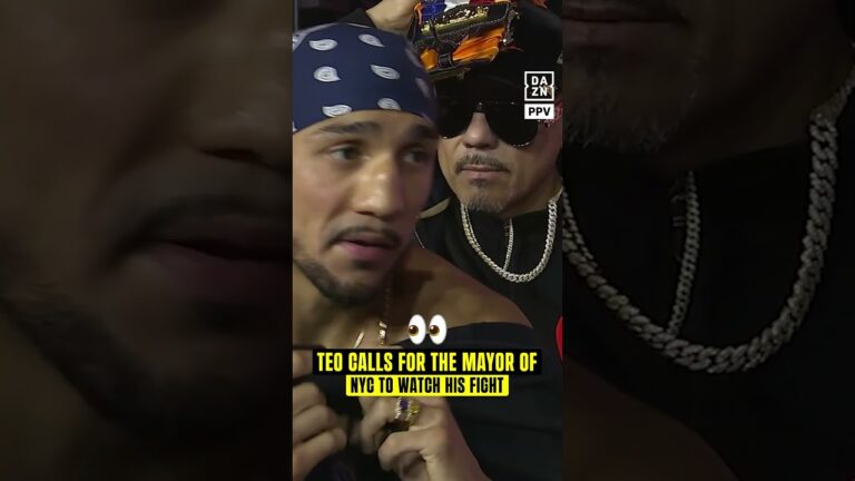 When Teofimo Lopez called for New York City Mayor Zohran Mamdani to watch his fight 🍿