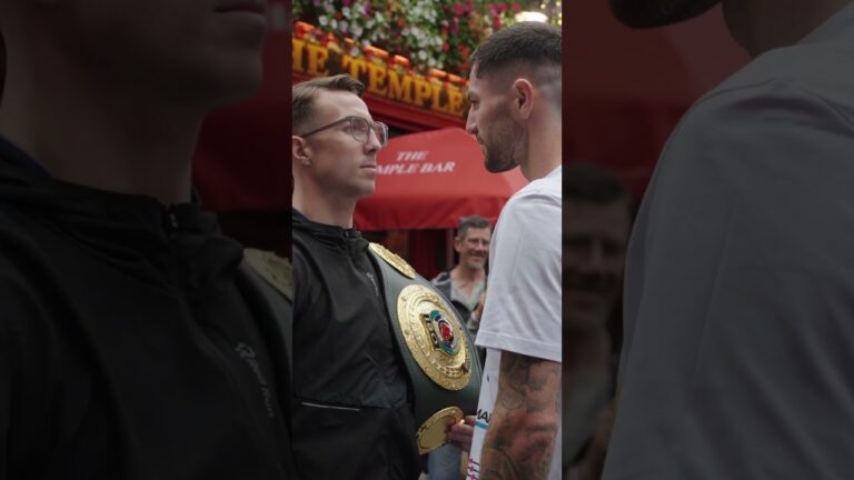 Pierce O’Leary & Mark Chamberlain Face off outside WORLD FAMOUS Temple Bar in Dublin 🇮🇪