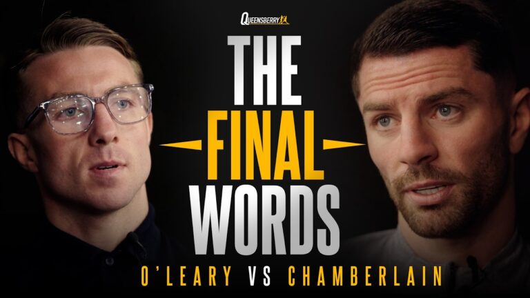 The Final Words: O’Leary vs Chamberlain