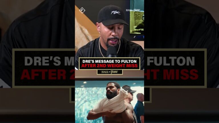 To me it’s not a weight class issue with Fulton… this is a discipline issue.