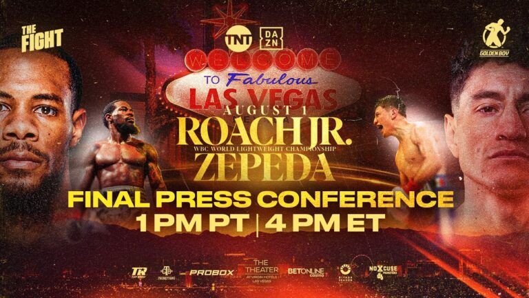 Final Press Conference | Lamont “The Reaper” Roach Jr. vs. William “El Camarón” Zepeda
