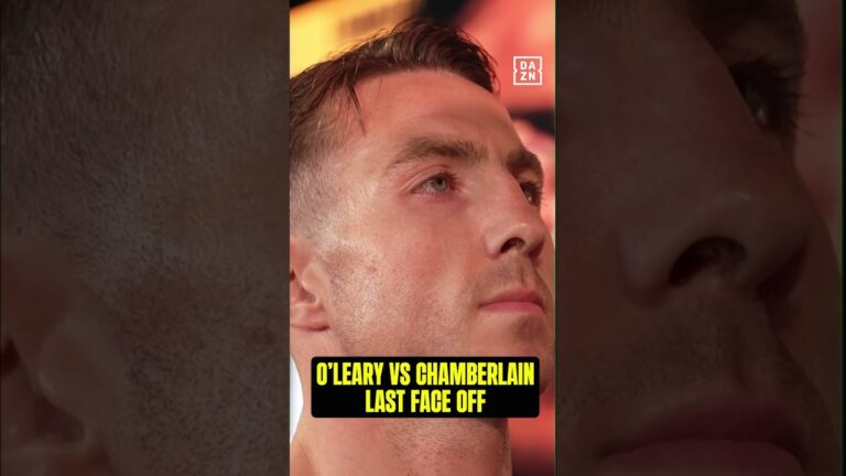 Pierce O’Leary and Mark Chamberlain will battle it out in Dublin, tomorrow night, live on DAZN 🔥