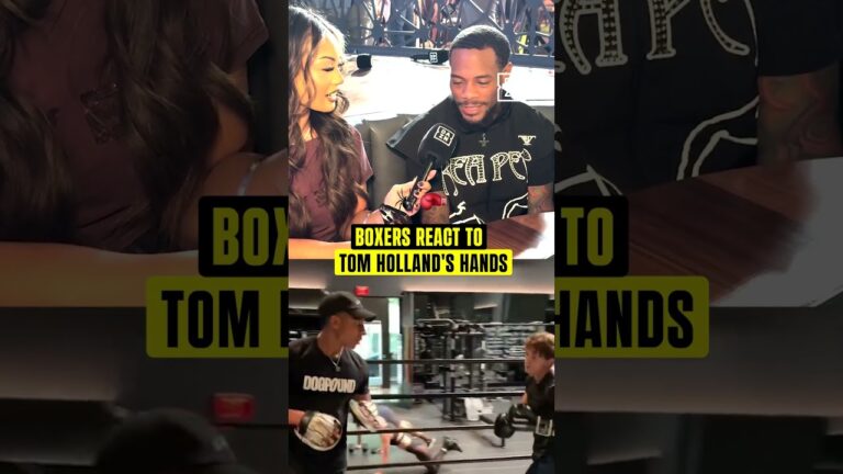 How do boxer’s rate Spider-Man’s pad work? 🕷️🥊 #TomHolland  #Boxing