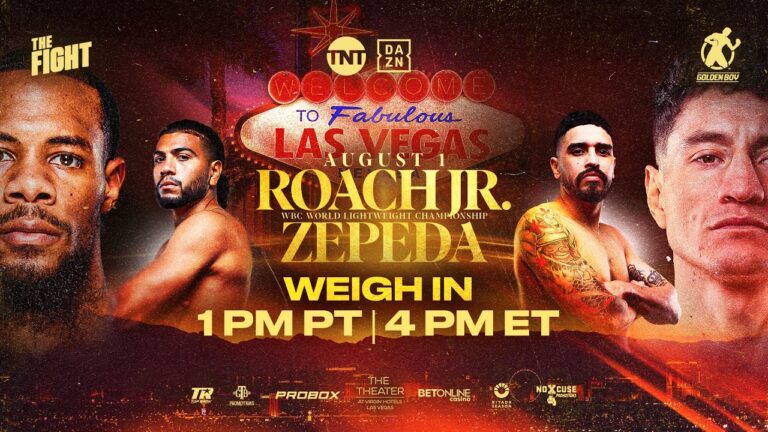 Weigh-In | Lamont “The Reaper” Roach Jr. vs. William “El Camarón” Zepeda