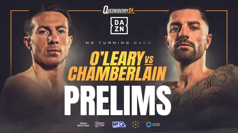 LIVE Prelims | Pierce O’Leary vs Mark Chamberlain | No Turning Back 🇮🇪