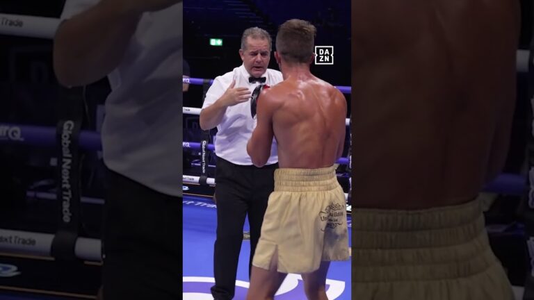 Machlan Arthur ruthlessly attacks the body and gets the stoppage 😮‍💨
