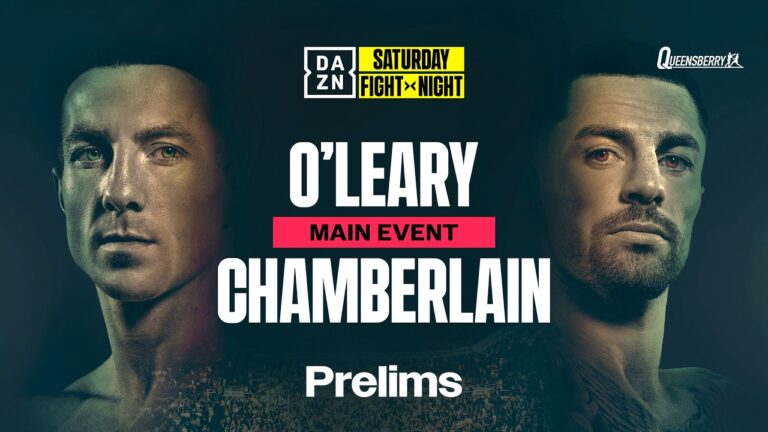 PIERCE O’LEARY VS. MARK CHAMBERLAIN PRELIMS LIVESTREAM