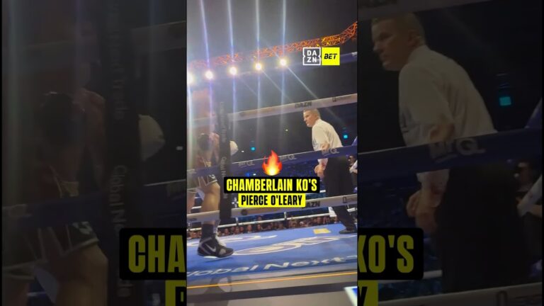 Mark Chamberlain’s stoppage from our ringside angle 🤯