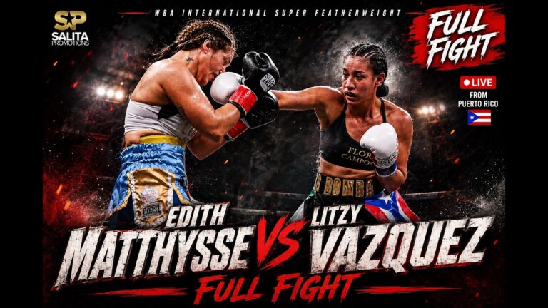 Edith Matthysse vs Litzy Vazquez Full Fight