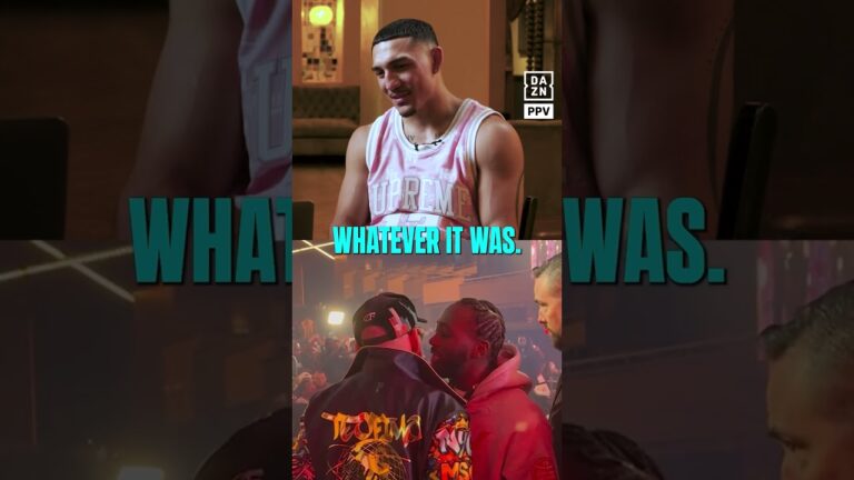 “I love it!” Teo reacts to his dad and Terence Crawford getting into it 😂