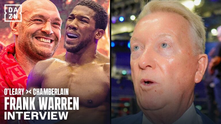 “You Can’t Put Muscles On Your Chin!” Frank Warren EXCLUSIVE on Tyson Fury vs. Anthony Joshua