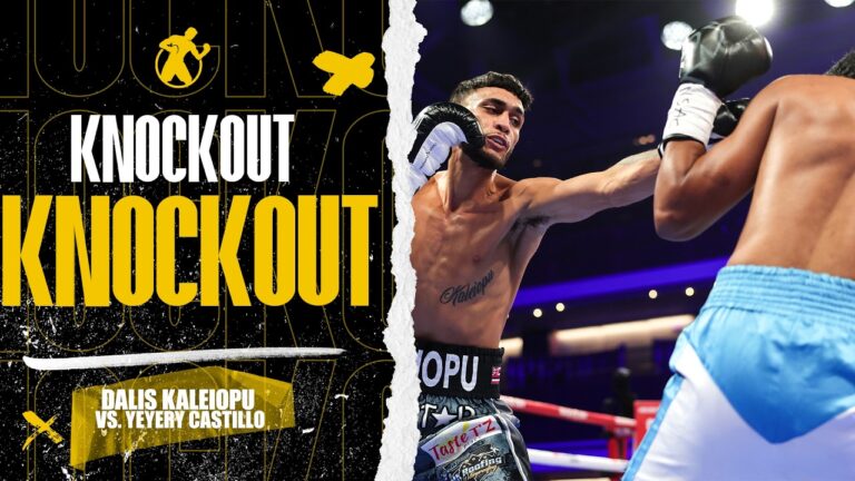 KO | Dalis Kaleiopu vs. Yeyery Castillo | Undefeated Hawaiian shines under the lights of Las Vegas.
