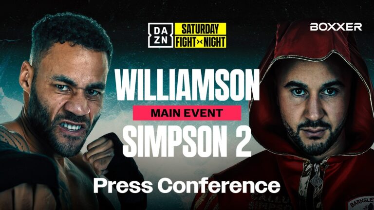 TROY WILLIAMSON VS. CALLUM SIMPSON II PRESS CONFERENCE LIVESTREAM