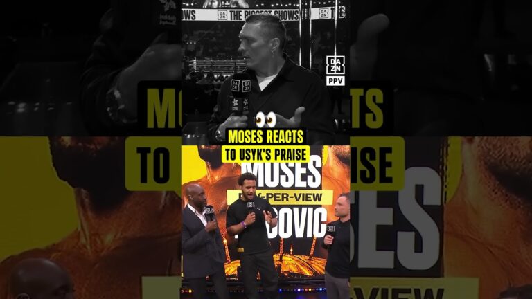 Usyk calls Moses the future! 🙌
