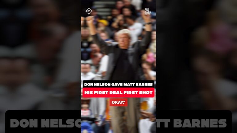 Don Nelson was the first coach to truly believe in Matt Barnes’ ability 🤞