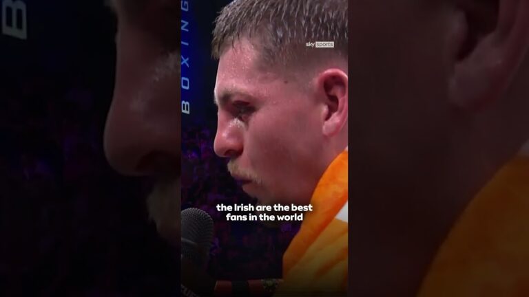 “The Irish are the best fans in the world” 🇮🇪 #boxing #shorts