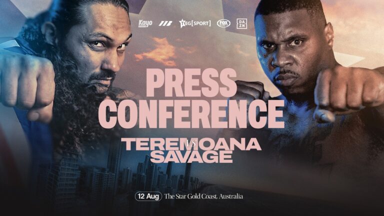 Teremoana Teremoana Vs DeAndre Savage Final Press Conference | Matchroom Boxing