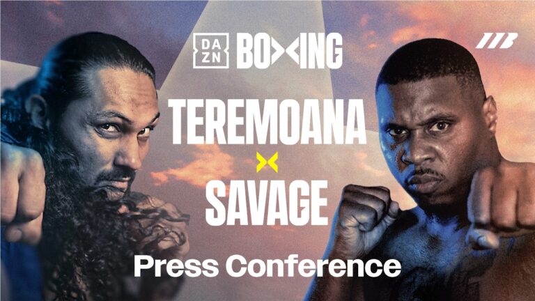 TEREMOANA TEREMOANA VS. DEANDRE SAVAGE PRESS CONFERENCE LIVESTREAM