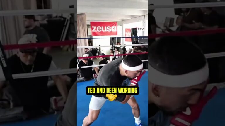 TEO AND DEEN WORKING IN THE RING