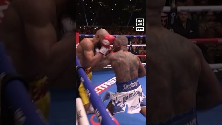 Conor Benn floored Chris Eubank Jr twice in the 12th 🥶