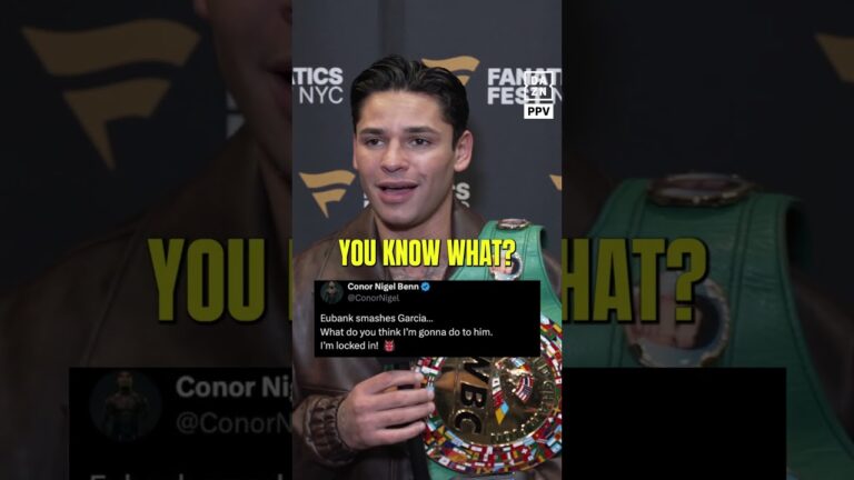 Ryan Garcia: “You’re just a f******* UK bum!” 🥶